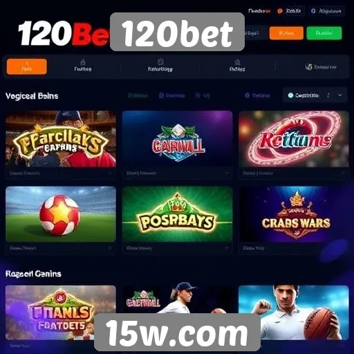 Análise da oferta de jogos no site 120bet